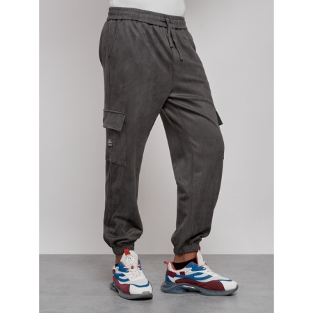 Joggers are sports male, size 50, gray color-7