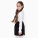 Baby turtleneck, white color, height 152 cm