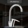 Kitchen mixer Zein Z3669, single-leaf, pour height 23 cm, ABS plastic, chrome