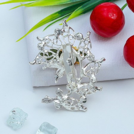 Book "Rosehip flowers", colored in silver-2
