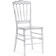 Plastic stool Chiavari plastic/Transparent 38x45x89 cm