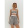 Women's shorts minku: Basic line color gray, pr 50