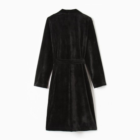 Women's robe, black color, size 50 (XL)-7