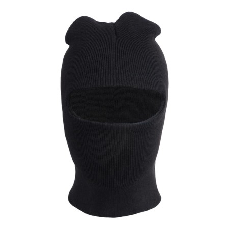 Balaclava - mask 1 hole, black color-1