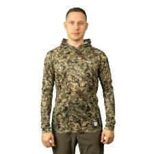 Longslewed with a hood Pride Ocelot, color green forest, size S