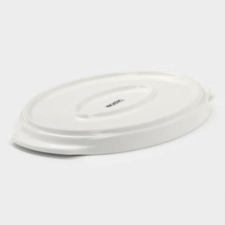 Porcelain dish for baking Magistro "Blanche", 23 × 15 × 2 cm, white color-4