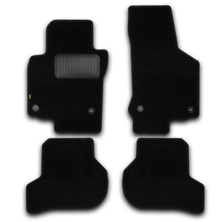 Standard salon mats for Volkswagen Golf VI 2008-2012, hb., 4 pcs., Textile