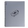 Folder 30 inserts on spirals, A4, 600 μm, Erichkrause "Ice Metallic Ideas", texture "Sand", gray, mix