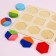 Puzzle "Figures. Fractions and whole ”3 × 3 cm, up to 1/3