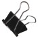 A set of paper clamps 19 mm, 40 pieces, in a plastic tube, black