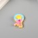 Decor for creativity plastic "Lollipop with asterisk" set of 10 pcs 2.3x1.5 cm