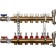 Distributive collector Stout SMB 0473 000007, 7 outputs, with consumables, brass