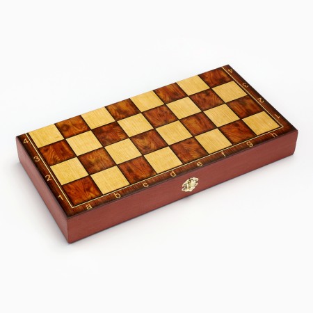 Board game 3 in 1 "Classic": chess, checkers, backgammon, wood 40 x 40 cm-6