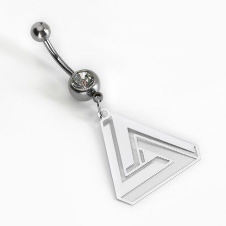 Piercing for the navel "Be yourself", 5 x 2 cm-3