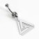 Piercing for the navel "Be yourself", 5 x 2 cm