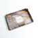 Cookie box, confectionery packaging with PVC lid, “marble”, 22 x 15 x 3 cm