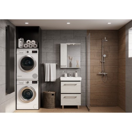 Mirror Aquaton Cabinet Ronda Pro, 60 cm, Oak color Somerset-1