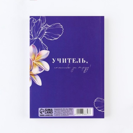 Diary "Diary of the best teacher", A5 format, 160 sheets, soft cover-12