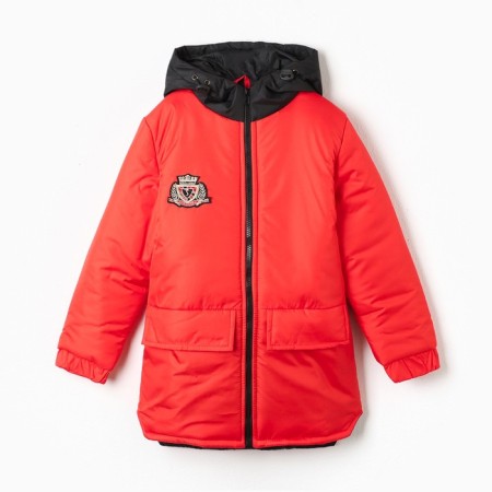 Demician jacket nursery, red color, height 134-140 cm