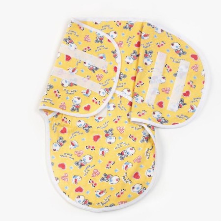 Velcro diaper, height is 50-62 cm, culinary, yellow color, print mix-1