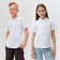 T -shirt Children's Polo Minaku: Basic Line Color White, Height 98