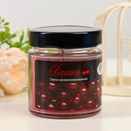 Candle in the bank Aromatic "Cherry", 25 hours