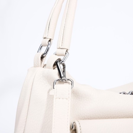 Lugus bag, 3 outer pockets, milk color-4