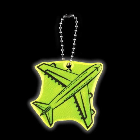 The reflective element "Airplane", bilateral, 5.8 × 5.8 cm, color mix-3