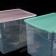Storage box with a Crystal lid, 34 l, 39 × 31 × 33 cm, color mix