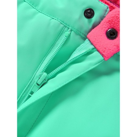 Ski costume for a girl, height 128 cm, pink color-15