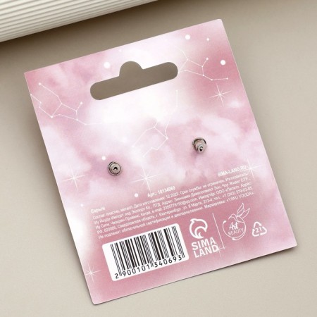 Earrings "Dream Girl", 2.5 x 4 cm