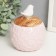Casket Coramics Round "White Bird" Pink 9x9x12.5 cm