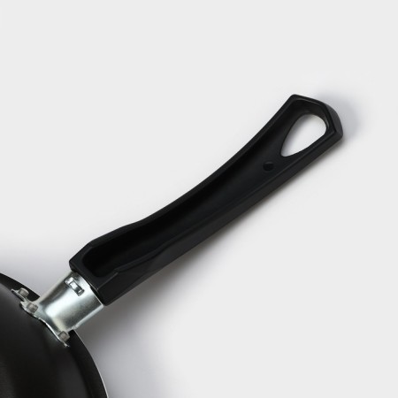 Pan “Classic Atlas”, D = 24 cm, plastic handle, glass cover, anti -stick coating, black color-5