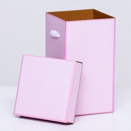 The box is folding, pink, 10 x 18 cm-2