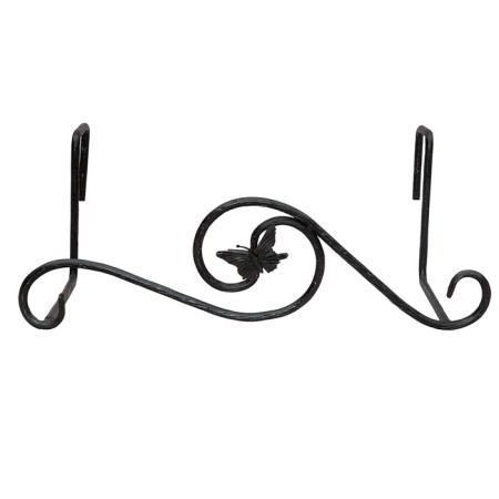 Balcony color stand, 50 × 28 × 18 cm, metal, black-1