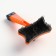 Pucker Plastic "Bone" with self -cleaning, 8.5 x 12.5 cm, orange