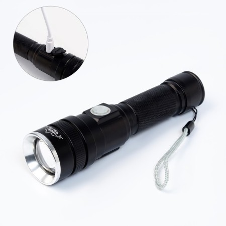 Manual battery “Master K” 1800 mAh, 1000 lm, 500 m, XHP50, Micro USB, Zoom