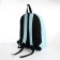 Young backpack from the textiles with lightning, the outer pocket, the color of the blue