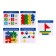 Constructor training "Smart Puzzles", 138 details, a set of cards
