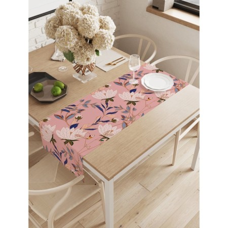 The path on the table "Flower picture", oxford, size 40x145 cm