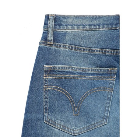 Women's jeans with a high landing CONTE Elegant Relaxed Mom, size S, color Bleach Stone-8