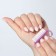 Brush d/arms and legs straight -up 6.5*1.3cm (set 10 pc) violet packet packet qf