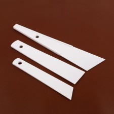 A set of spatula for applying glue to the skin, 20 mm - 40 mm, 3 pcs, white color