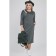 Female dress, size 58, gray color