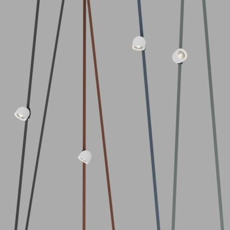 DK5540-WH+BK Belty Spot Light with D100mm H107MM 48V 12W 38 ° 4000K IP20 white with black-3