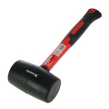 Киянка резиновая MATRIX 11193, 680 г, черная резина, фибергласовая рукоятка