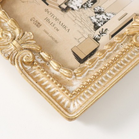 Photo frame Polystone 10x15 cm "Opera Golden Opera with a patina 15x2.2x20 cm-2