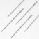 Sewing needles, for dumplings No. 2, d = 0.9 mm, 4 cm, 10 pcs, S-39