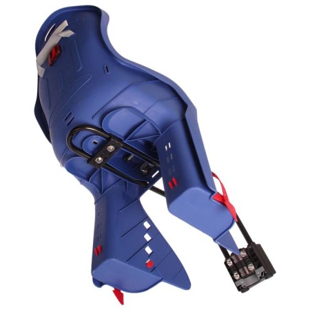 Rear bell bQ-9 with a handle, mount on a frame with a button, blue color-3