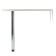 Bar countertop with support, 1000x580x850 mm, oak bunratti